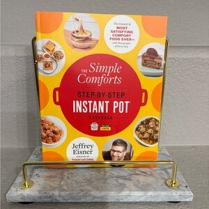 Marble Cookbook Stand with Instant Pot Cookbook